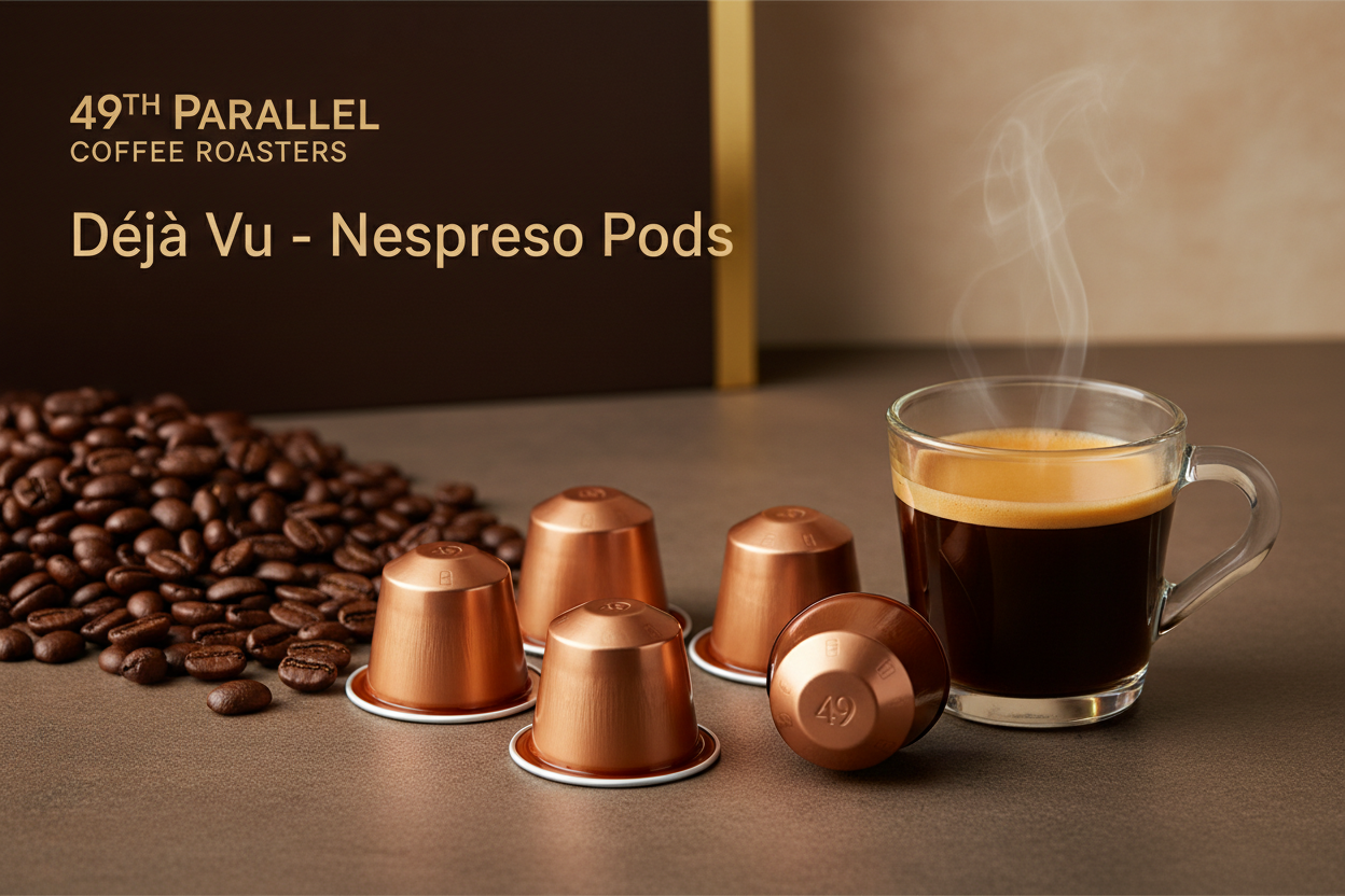 49th Parallel Déjà Vu Nespresso Pods Banner