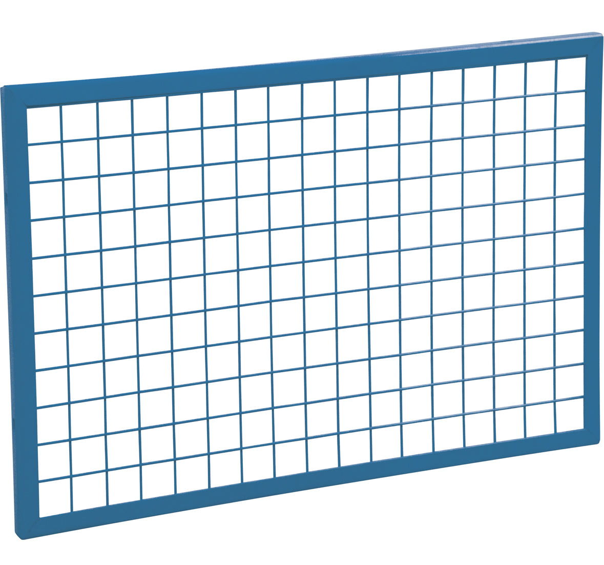 Wire Mesh (BLUE) Partition Components - Panels, 2' H x 3' W