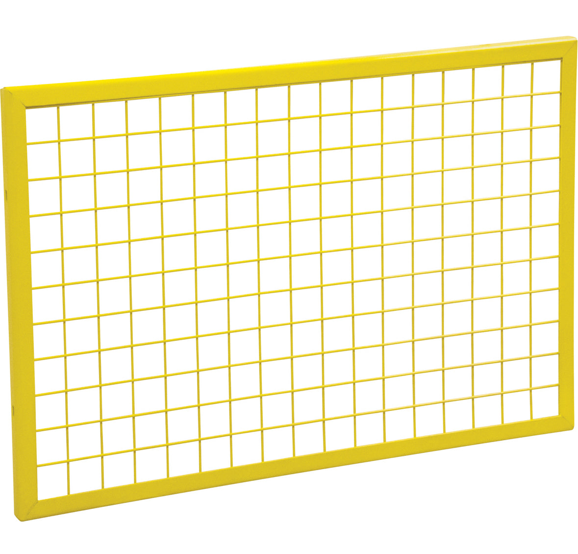 Wire Mesh Partition (Yellow) Components - Panels, 2' H x 3' W