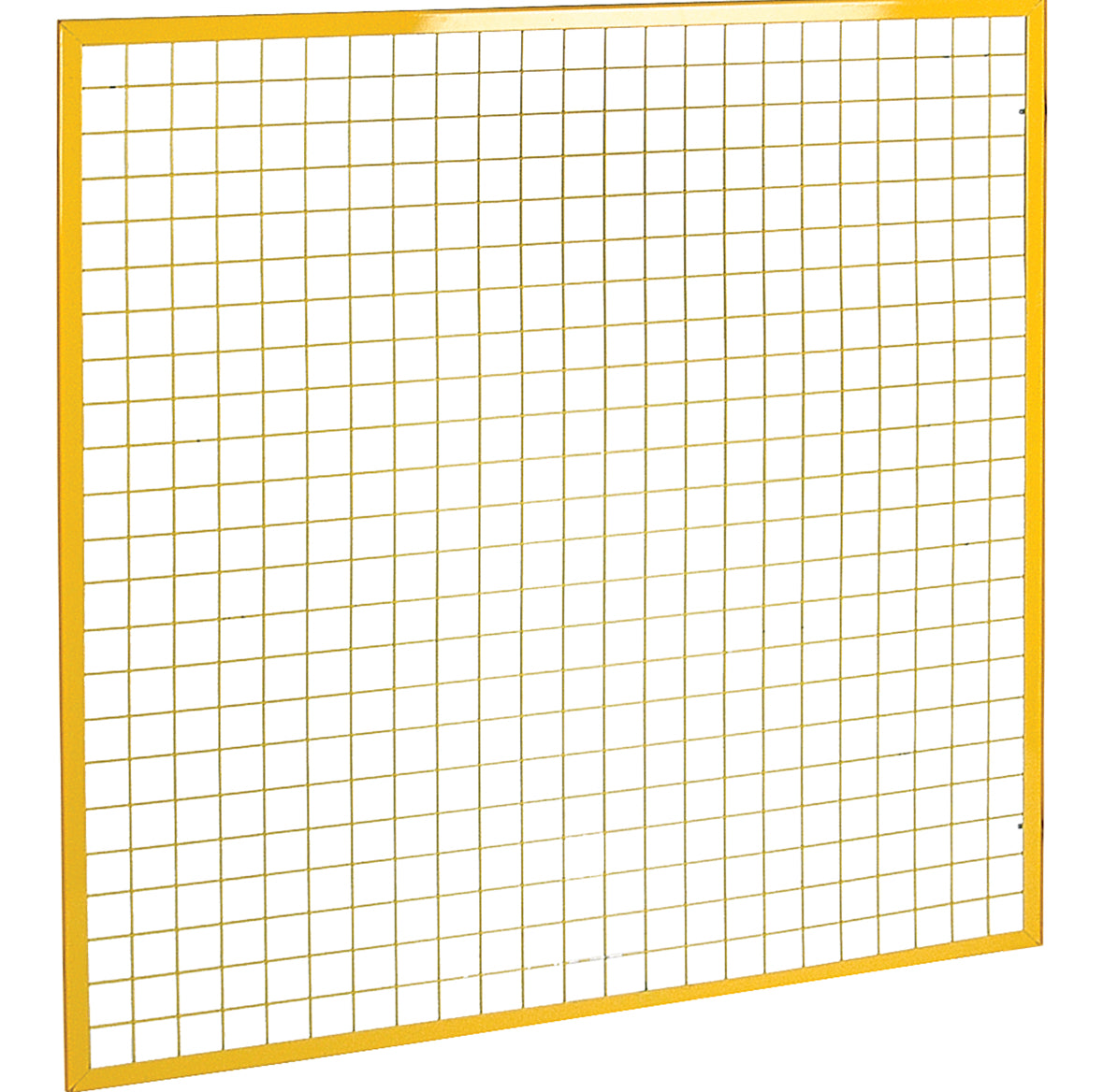 Wire Mesh Partition (Yellow) Components - Panels, 2' H x 3' W