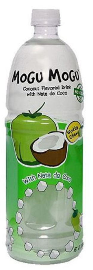 1 Case, Mogu Mogu Coconut Flavored Drink Nata de Coco 12x1000ml - PAL# STAR-035