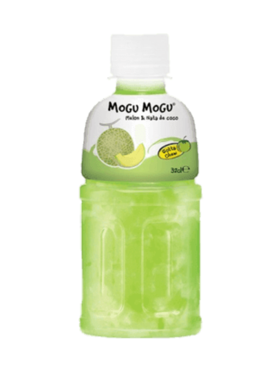 Mogu Mogu Melon Drink with Nata de Coco 24x320mL | 1 Case