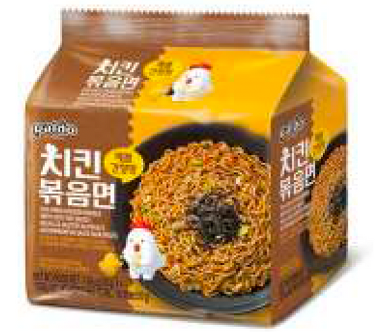 1 Case, 4 Pack - PALDO STIR-FRIED CHICKEN NOODLE, (130Gx4)- PAL# 25286