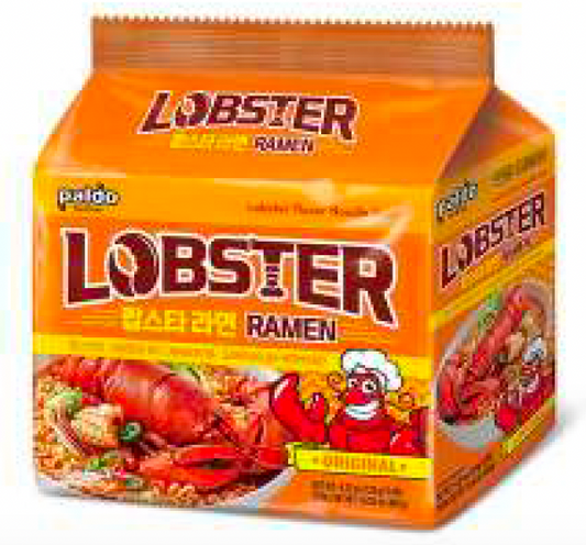 1 Case, 4 Pack - PALDO LOBSTER NOODLE, (120Gx4)- PAL# 25317