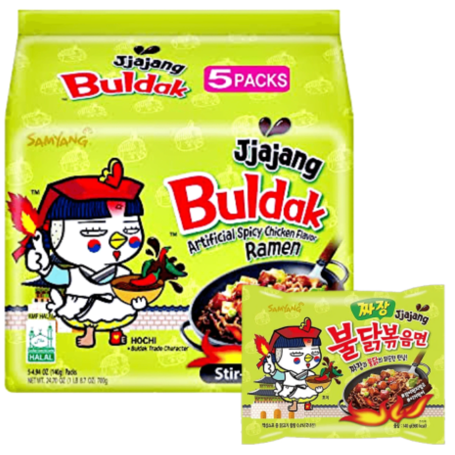 Samyang Buldak (Jjajang) 8x(5x140g) - PAL# STAR-006