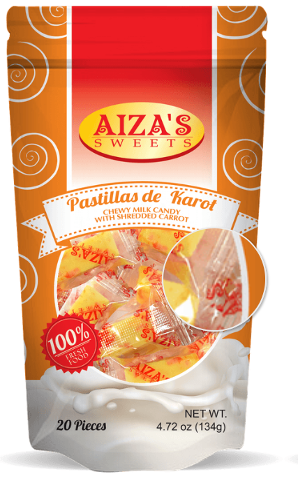 1 Case, Aiza's Pastillas Karot 20x20x133g - PAL# STAR-017