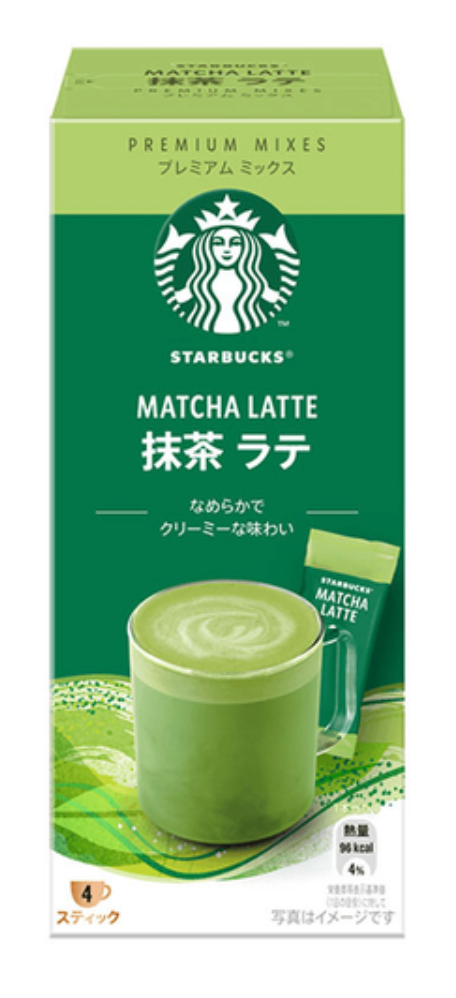 1 Case, Nestle Starbucks Premium Mix Matcha Latte Stick Coffee 24(4x24g) - PAL# STAR-024