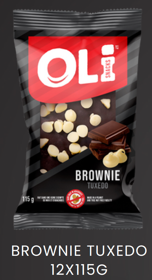 1 Case, OLi Snacks - BROWNIE TUXEDO (10x12x115G) - PAL# VPQC-OLI-0009