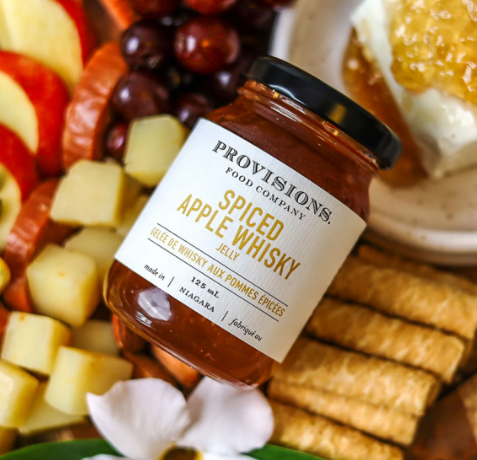1 Case, Provisions Food Company - Spiced Apple Whisky Jelly 125 ml., 12pcs- PAL# PALR125APW