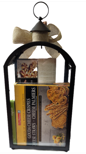 Black Metal & Glass lantern gourmet gift KIT. All you need to make 12 Gift Lanterns Simple assembly Required.