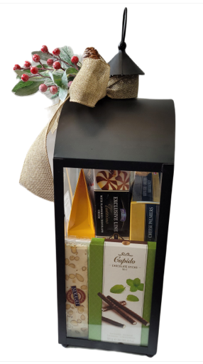 Black Metal & Glass lantern gourmet gift KIT. All you need to make 12 Gift Lanterns Simple assembly Required.