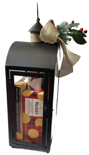 Black Metal & Glass lantern gourmet gift KIT. All you need to make 12 Gift Lanterns Simple assembly Required.