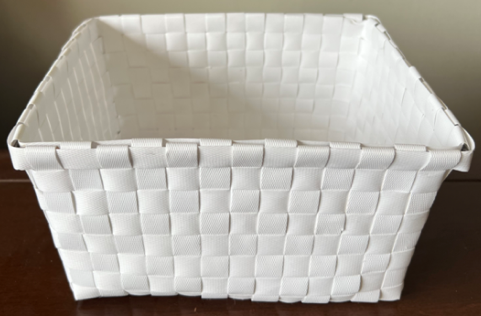 White Belt-Weave Gift Basket Kit - 24 Piece Case | Complete Gourmet Basket Assembly Kit
