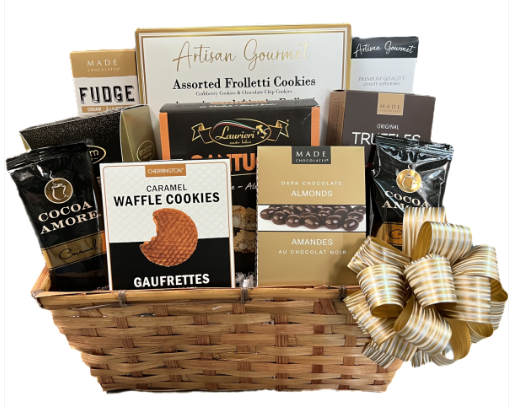 Brown Bamboo Gift Basket Kit - 24 Piece Case | Natural Rectangular Gourmet Basket Assembly Kit