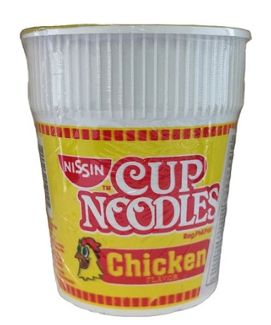 Nissin Cup Noodles Chicken - 1 Case (36 Cups, 60g Each)