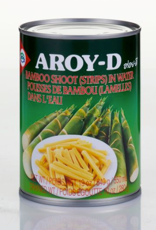 Aroy-D Bamboo Strip - 1 Case (24 x 540g)