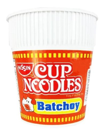 Nissin Cup Noodles Batchoy - 1 Case (36 Cups, 60g Each)