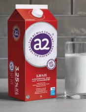 A2 Milk 3.25% Homogenized - 1 Case (6 x 2L)