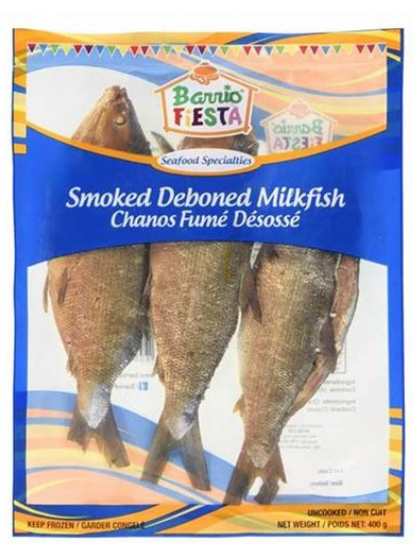 Barrio Fiesta Frozen (SDB) - Smoked Deboned Baby Milkfish 33x400g - 1 Case