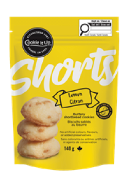 Cookie It Up Lemon Shorts - 1 Case (6 x 140g)