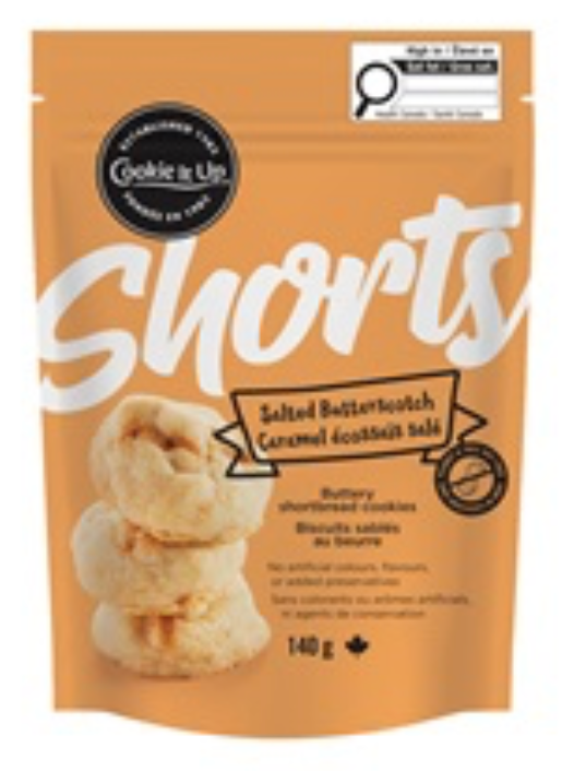 Cookie It Up Salted Butterscotch Shorts - 1 Case (6 x 140g)