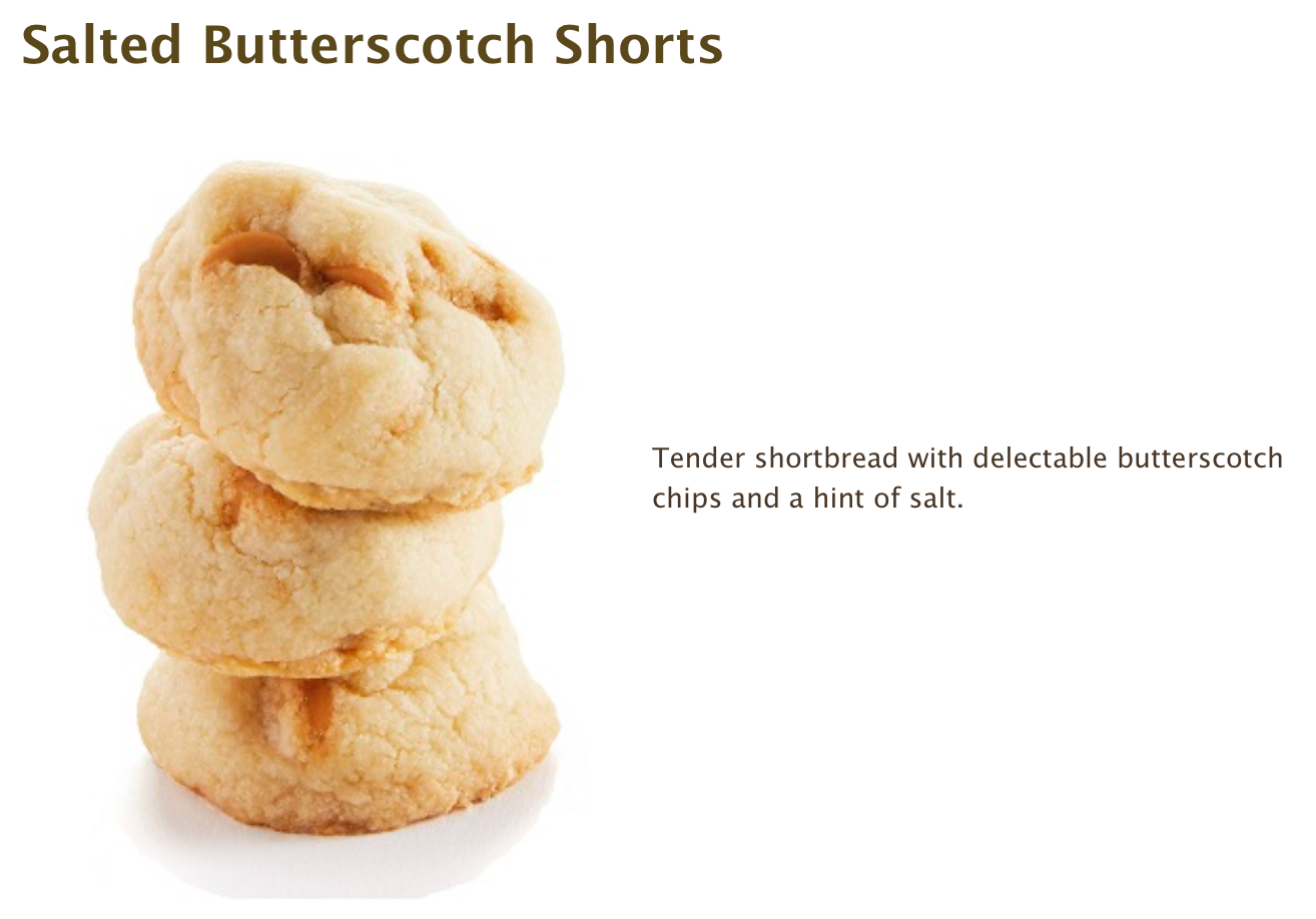 Cookie It Up Salted Butterscotch Shorts - 1 Case (6 x 140g)