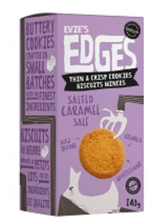 Cookie It UP! - Evie's Edges Salted Caramel - 1 Case (12 x 140g)