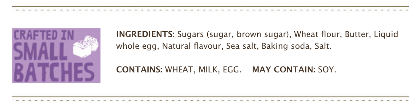 Cookie It UP! - Evie's Edges Salted Caramel - 1 Case (12 x 140g)