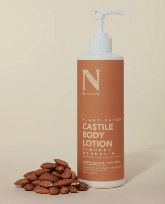 DR. NATURAL, Almond Castile Body Lotion - 1 Case (6 × 473ML)