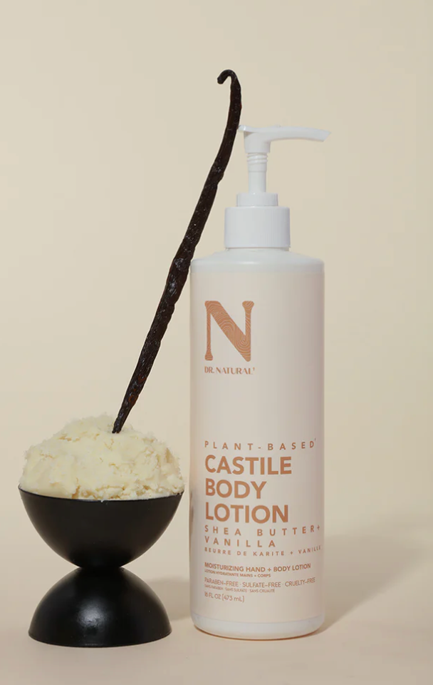 DR. NATURAL, Shea Butter Castile Body Lotion - 1 Case (6 × 473ML)