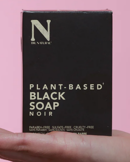 DR. NATURAL, Black Bar Soap (2pack) - 1 Case (18 × 113G)