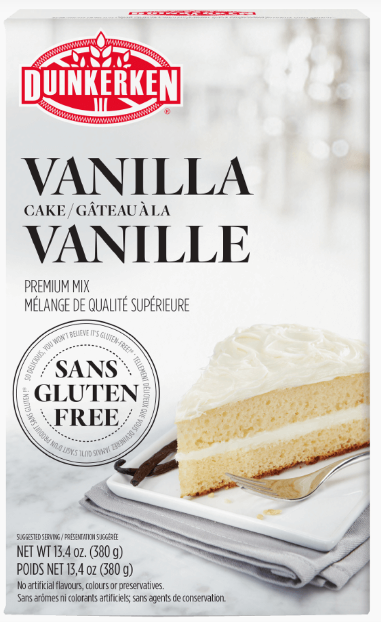 DUINKERKEN, Vanilla Cake Mix - 1 Case (6 x 380G)