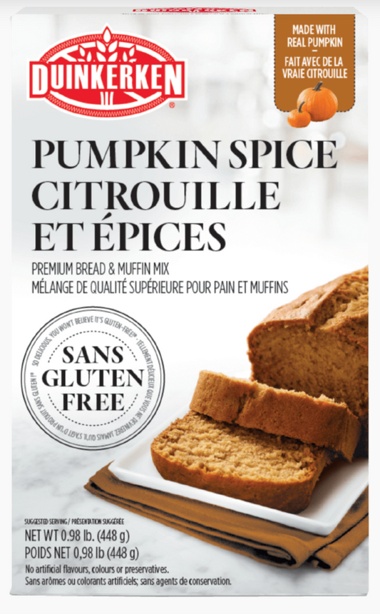 DUINKERKEN, Pumpkin Spice Bread & Muffin Mix - 1 Case (6 x 448G)