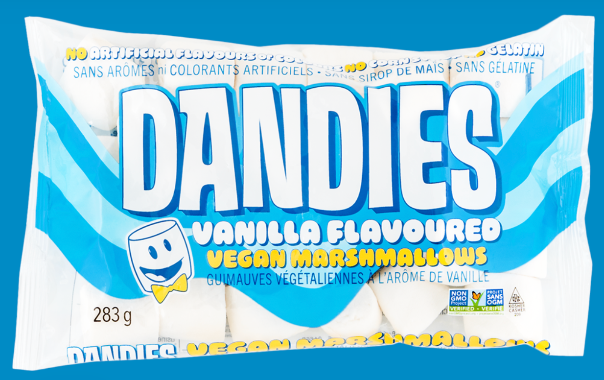 1 Case - Dandies Marshmallows, 12 Pack - Vanilla Flavoured Marshmallows