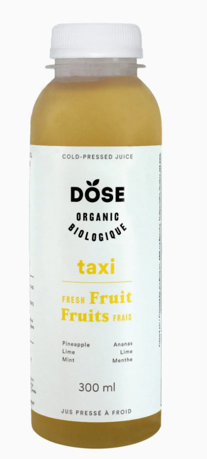 DOSE, Cold Pressed Organic Juice - Taxi  1 Case (6 x 300ML)