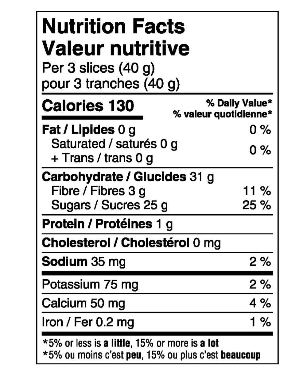 Nam Fruits Dried Mango Slices 180g (Case of 15)