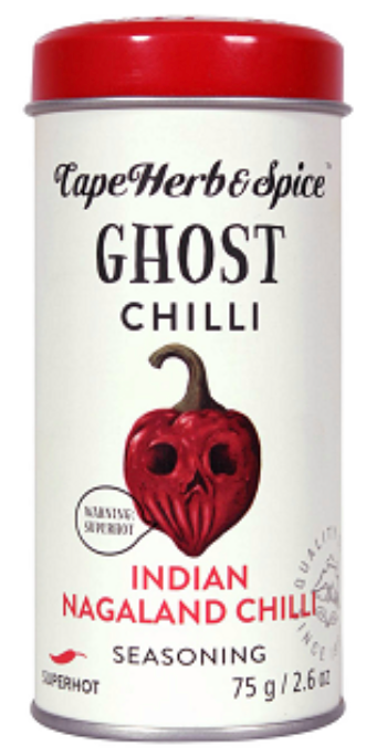Cape Herb & Spice Indian nagaland ghost Tin, 75G - Wholesale Case of 6