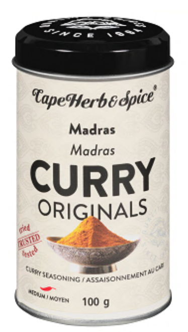 Cape Herb & Spice Madras Curry, 100G - Wholesale Case of 6