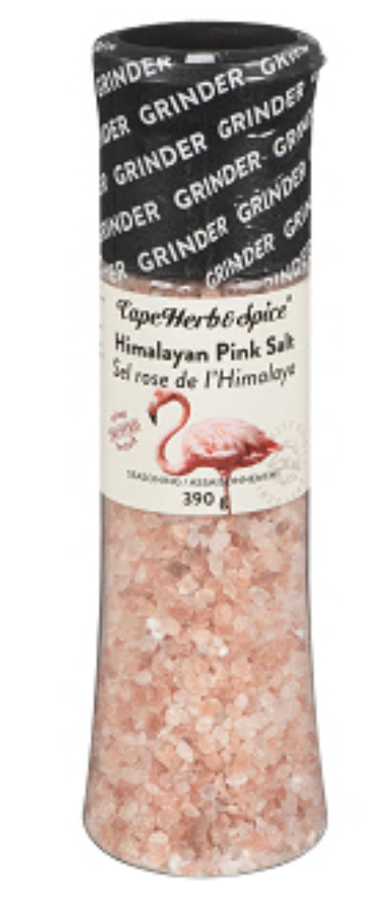 Cape Herb & Spice Himalayan Pink Salt Giant Grinder, 390G - Wholesale Case of 6