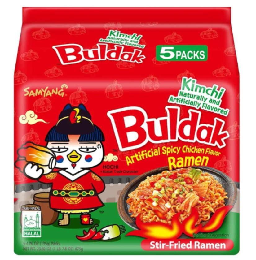 1 Case - Samyang Buldak(Kimchi) 8 x (5x135g)