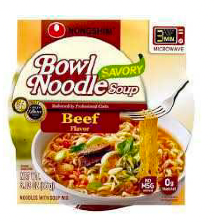 🍜 NONG SHIM SAVORY BEEF BOWL - 1 Case (12x86g) | Wholesale Korean Instant Ramen