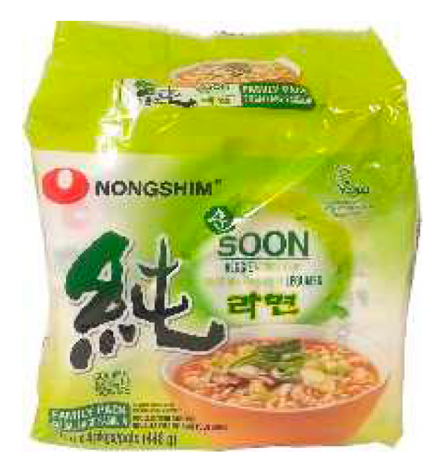🍜 Nongshim Soon Veggie Noodle Soup Multi - 1 Case 8×(4×112g) | Wholesale Korean Instant Ramen 🥬