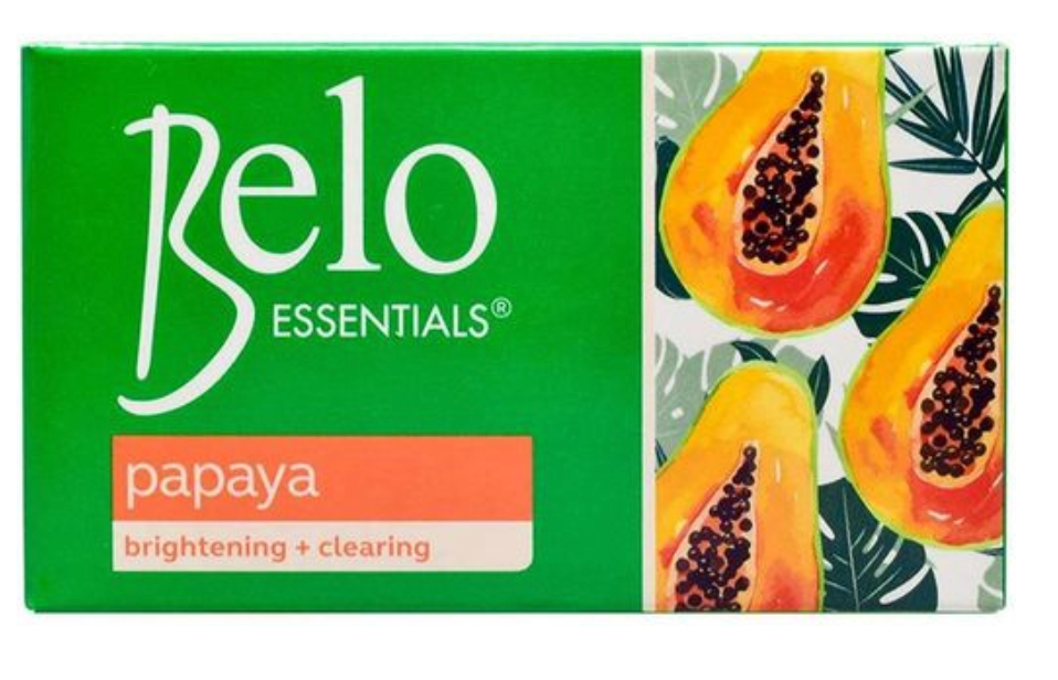 Belo Essentials Papaya Soap 72x135g – 1 Case (72 Bars) | PAL#1099