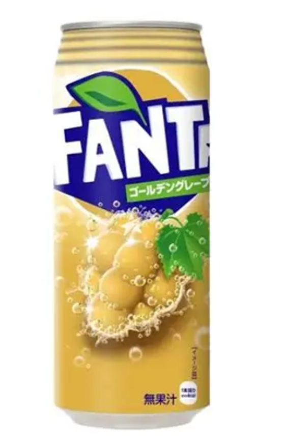 Fanta Golden Grape — Case of 24 × 500ml