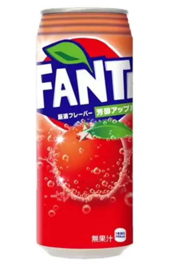 Fanta Area Limited Rich Apple — Case of 24 × 500ml