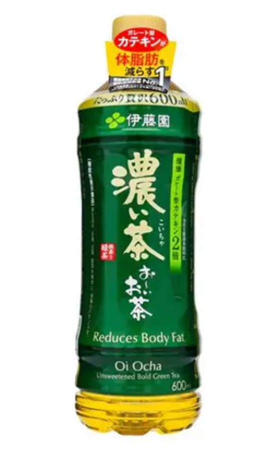 Itoen Oi Ocha Strong Tea 600ml – Case of 24 | Japanese Bold Green Tea