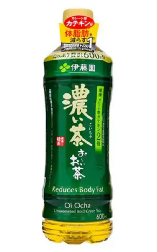 Itoen Oi Ocha Strong Tea 600ml – Case of 24 | Japanese Bold Green Tea