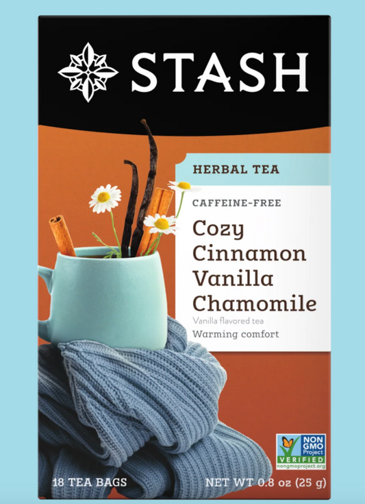 Stash Cozy Cinnamon Vanilla Chamomile Tea, 18 ct (Case of 6)