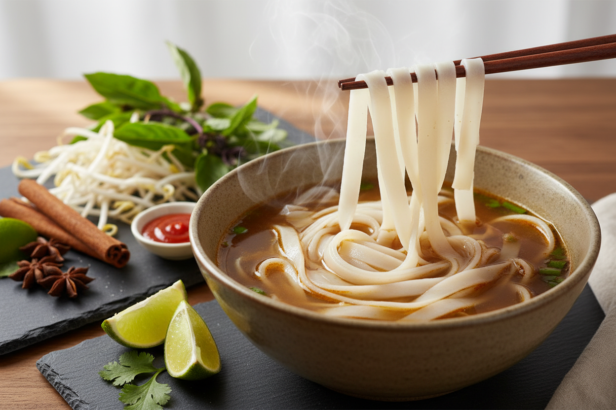 Bamboo Tree Vietnamese Pho Rice Noodles XL Banner