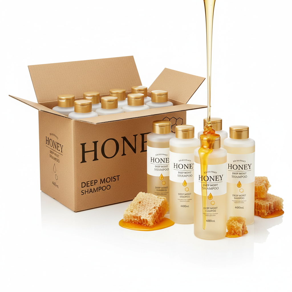 & Honey Deep Moist Shampoo 440ml bottles, 18-pack wholesale case